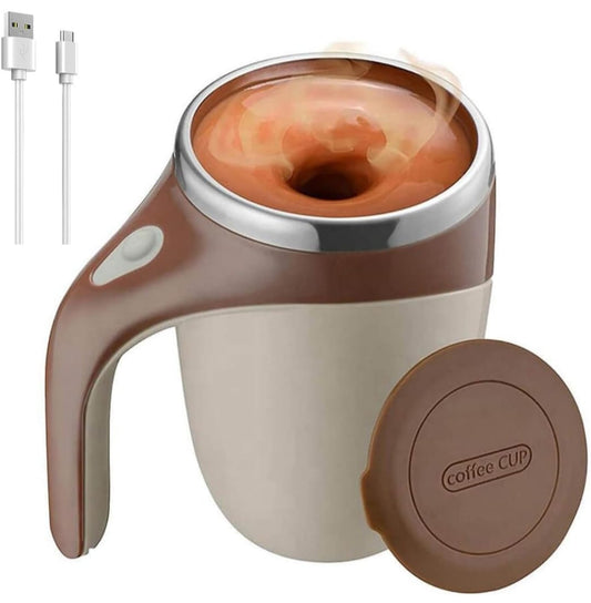 Self-Stirring Mug USB Rechargeable – Leak-Proof, Portable, Easy to Clean